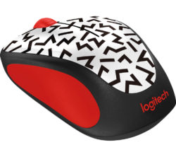 LOGITECH  Zigzag M238 Wireless Optical Touch Mouse - White & Black